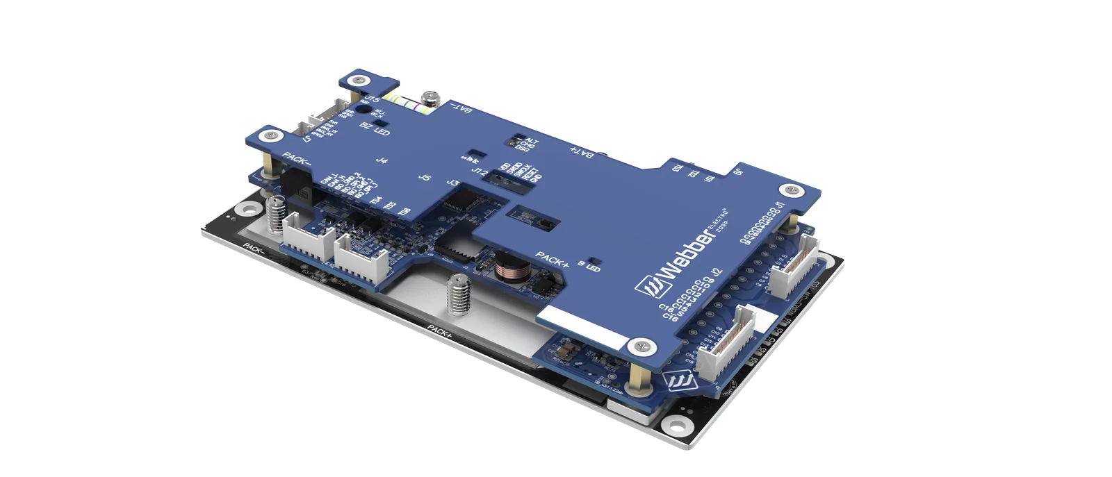 WBMS-SW-16S-60A/80A BMS render, view 1 of 8
